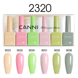 CANNI HEMA FREE UV/LED gél lakk szett 6x9ml - 2320