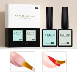 CANNI HEMA-FREE Base Coat + Diamond Top Coat szett 2x9 ml