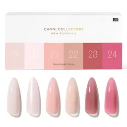 CANNI HEMA FREE Quick Builder Gel szett - 6x9 ml - Q2