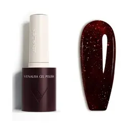 Venalisa UV/LED Gél Lakk 10 ml No.5109 Crimson Sparkle