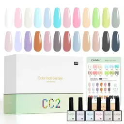 CANNI HEMA FREE UV/LED gél lakk szett (24db-os) No.CC2