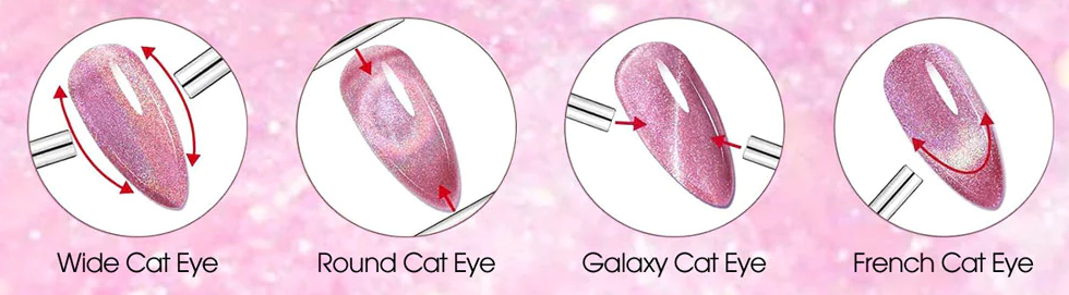 CANNI Crystal Galaxy Cat Eye gél lakk 5ml (tégelyes) - No.CE03