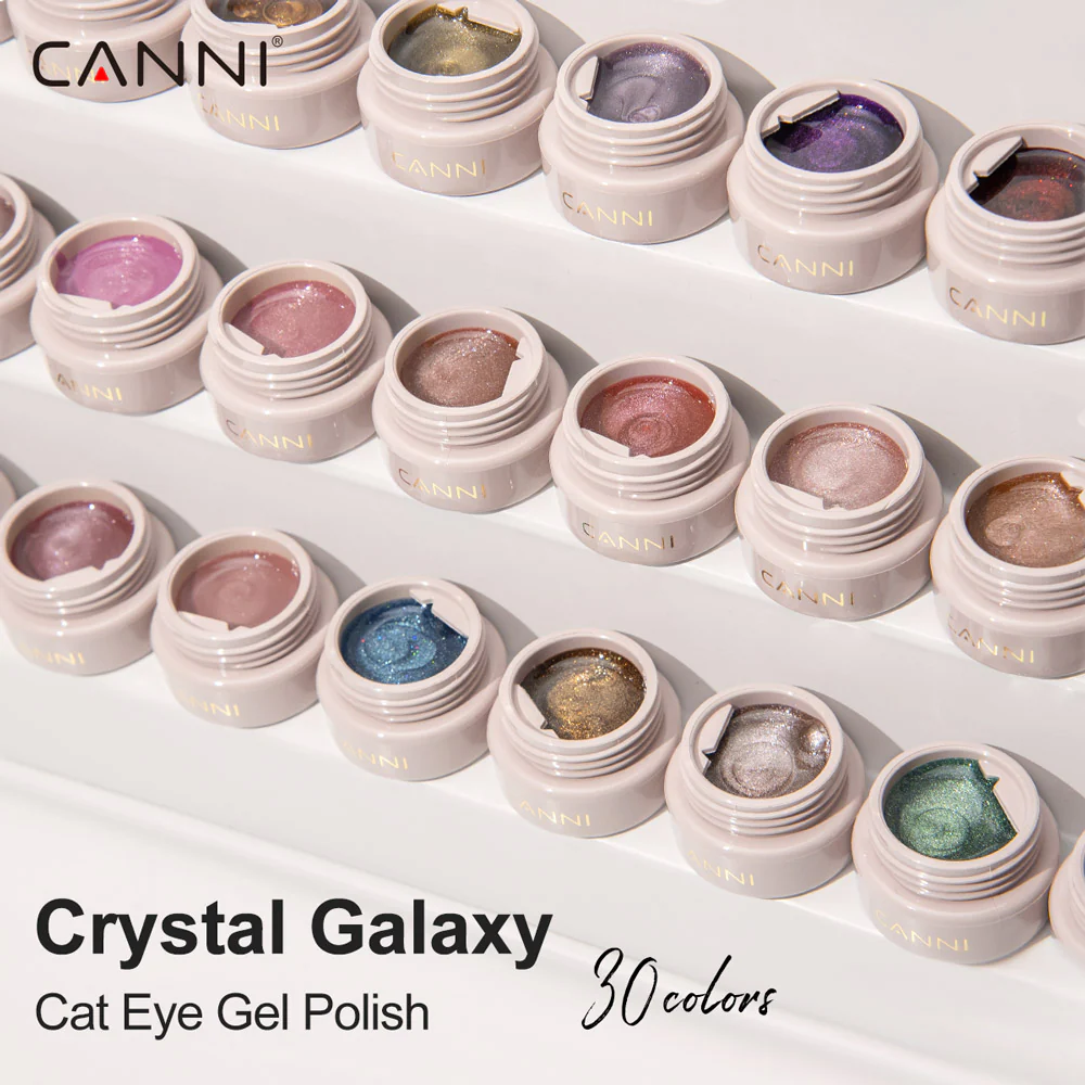 CANNI Crystal Galaxy Cat Eye gél lakk 5ml (tégelyes) - No.CE03