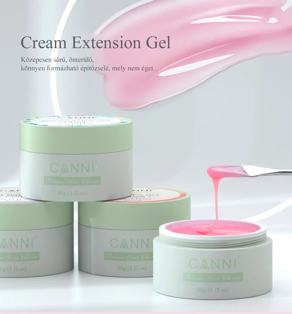 CANNI Cream Extension gel - építőzselé - 28g - EG03