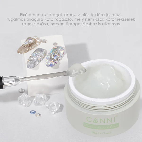 CANNI Fixálásmentes Glue Gel - kőragasztó - 28g