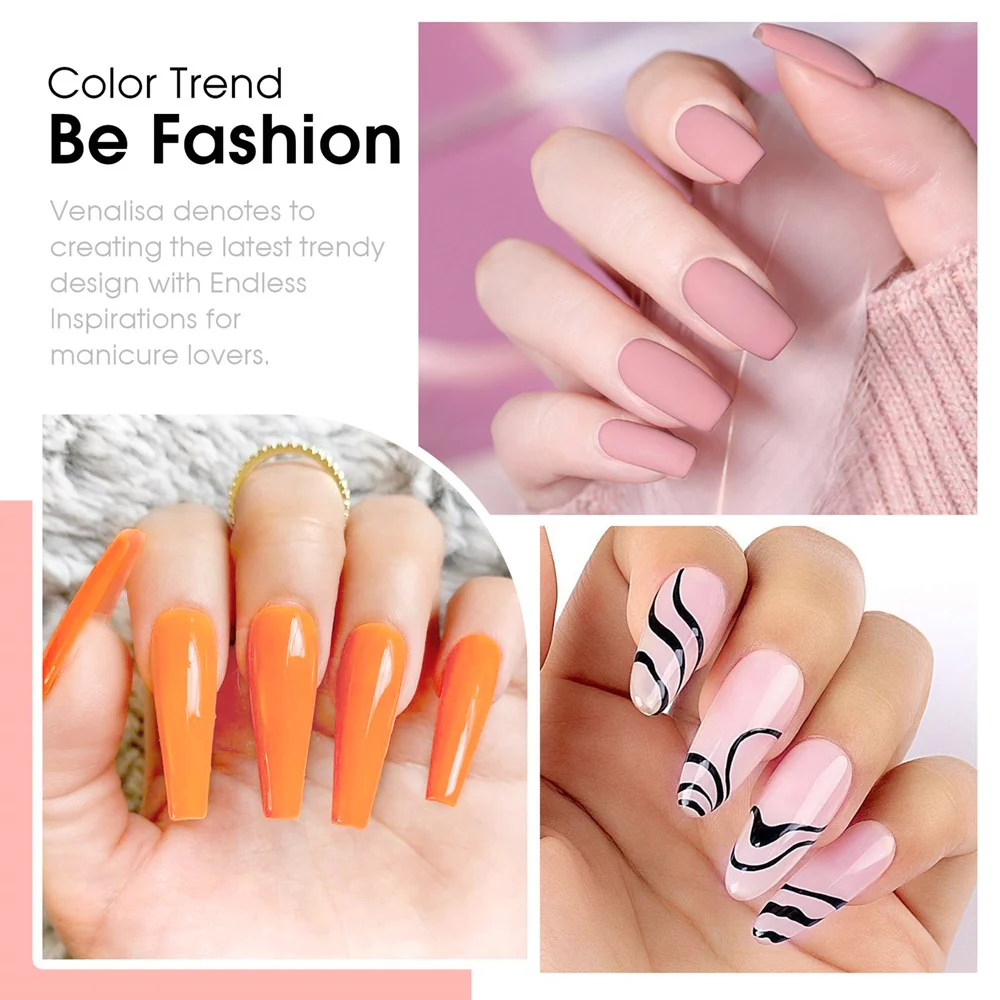 Venalisa 6 db-os UV/LED Gél lakk szett - 2223 - Sunset Glow - Hema Free