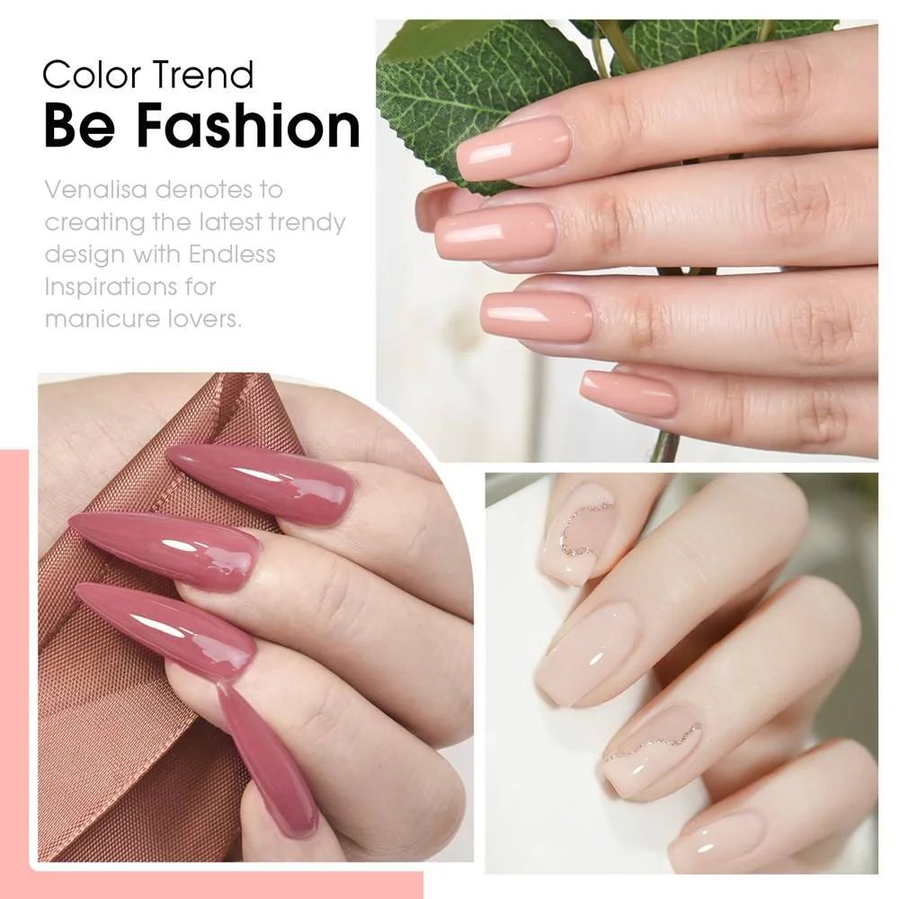 Venalisa 6 db-os UV/LED Gél lakk szett - 2224 - Blushing Petal - Hema Free