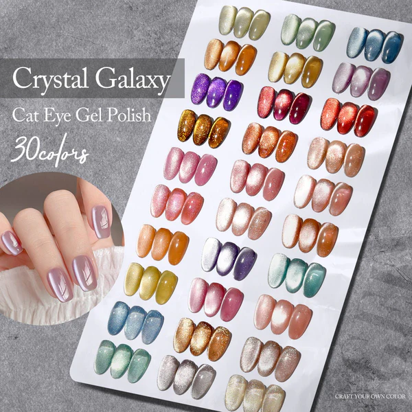 CANNI Crystal Galaxy Cat Eye gél lakk 5ml (tégelyes) - No.CE03