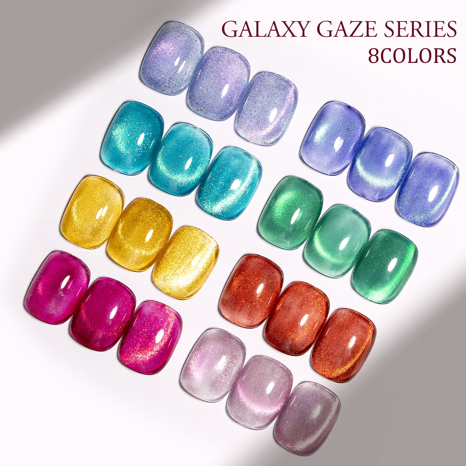 CANNI HEMA FREE  szett 8x9ml - No.04 - Galaxy Gaze Collection
