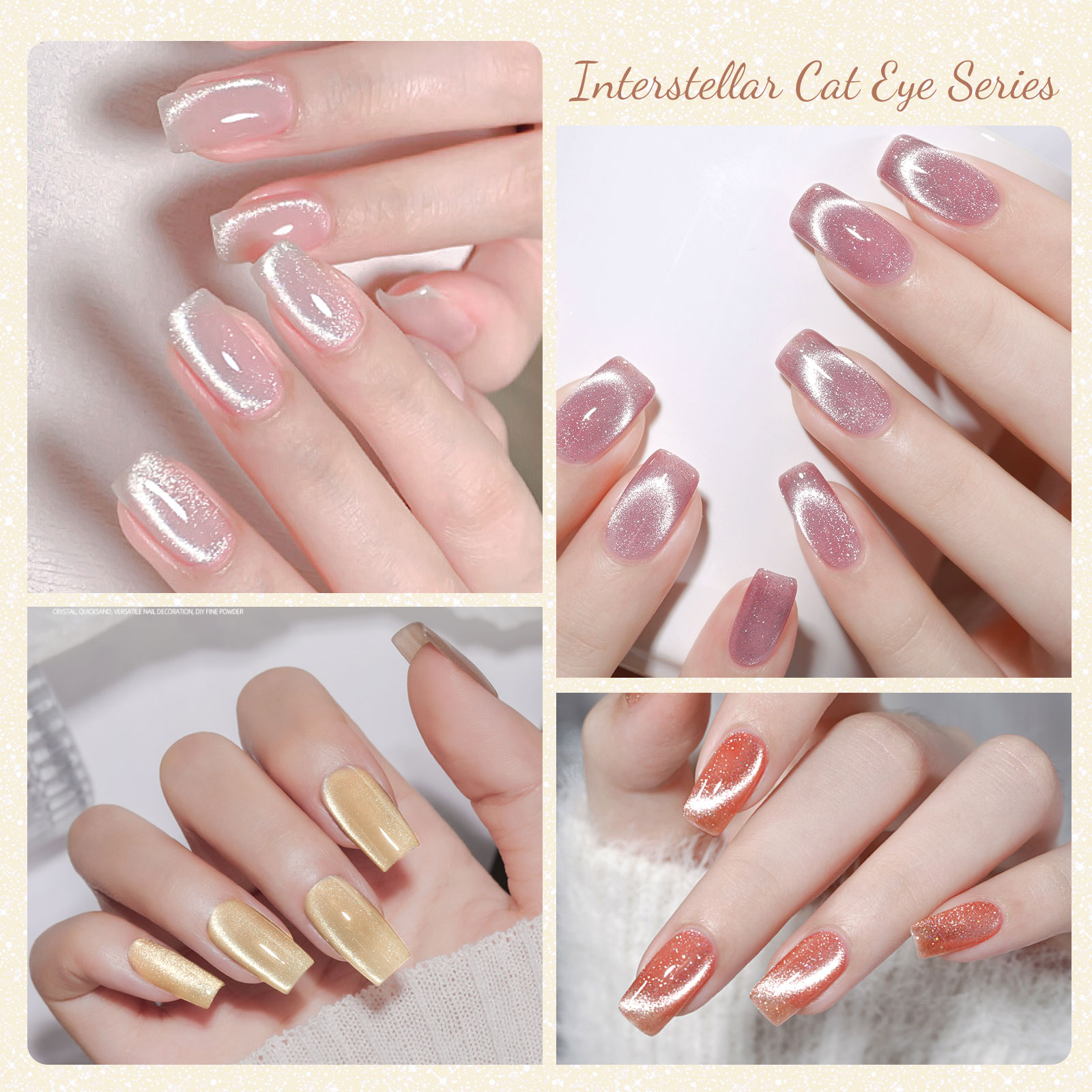 CANNI HEMA FREE  szett 8x9ml - No.05 - Interstellar Cat Eye Collection