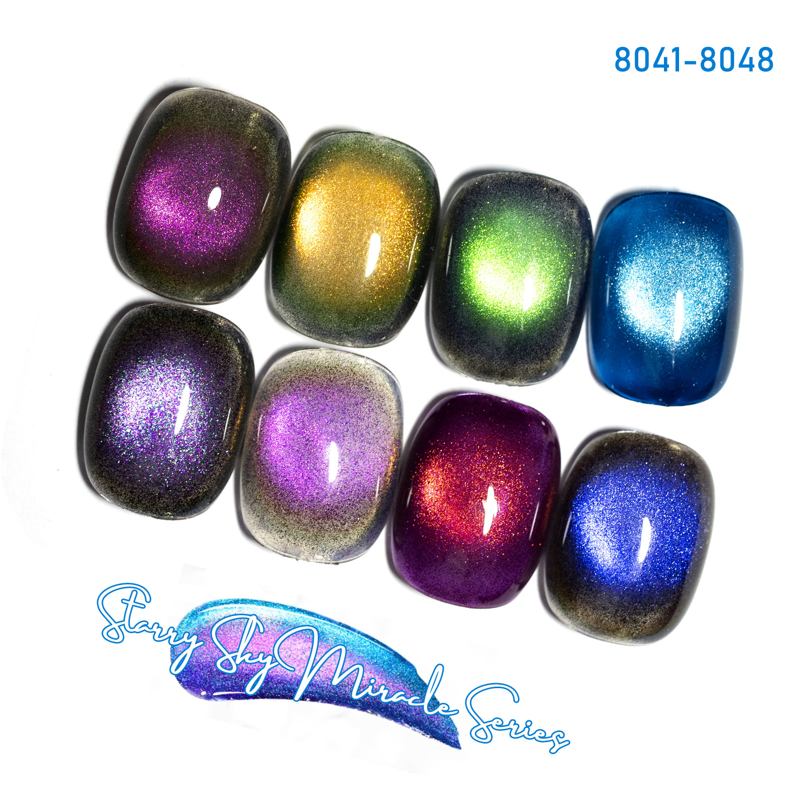 CANNI HEMA FREE  szett 8x9ml - No.06 - Starry Sky Miracle Collection