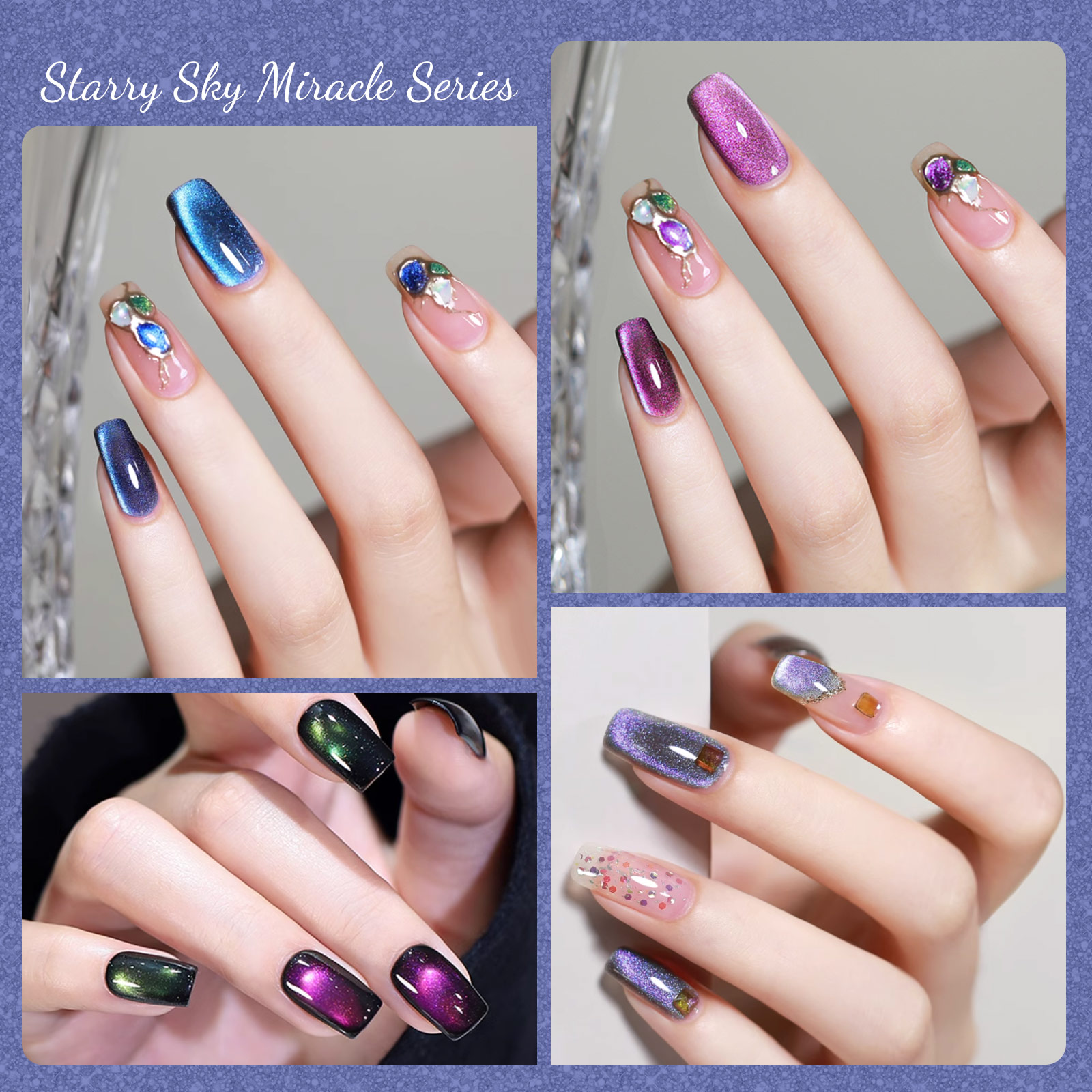 CANNI HEMA FREE  szett 8x9ml - No.06 - Starry Sky Miracle Collection