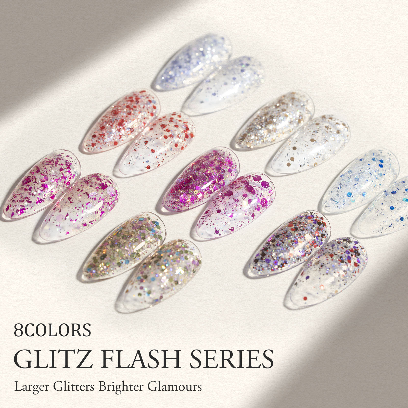 CANNI HEMA FREE  szett 8x9ml - No.11 - Glitz Flash Collection