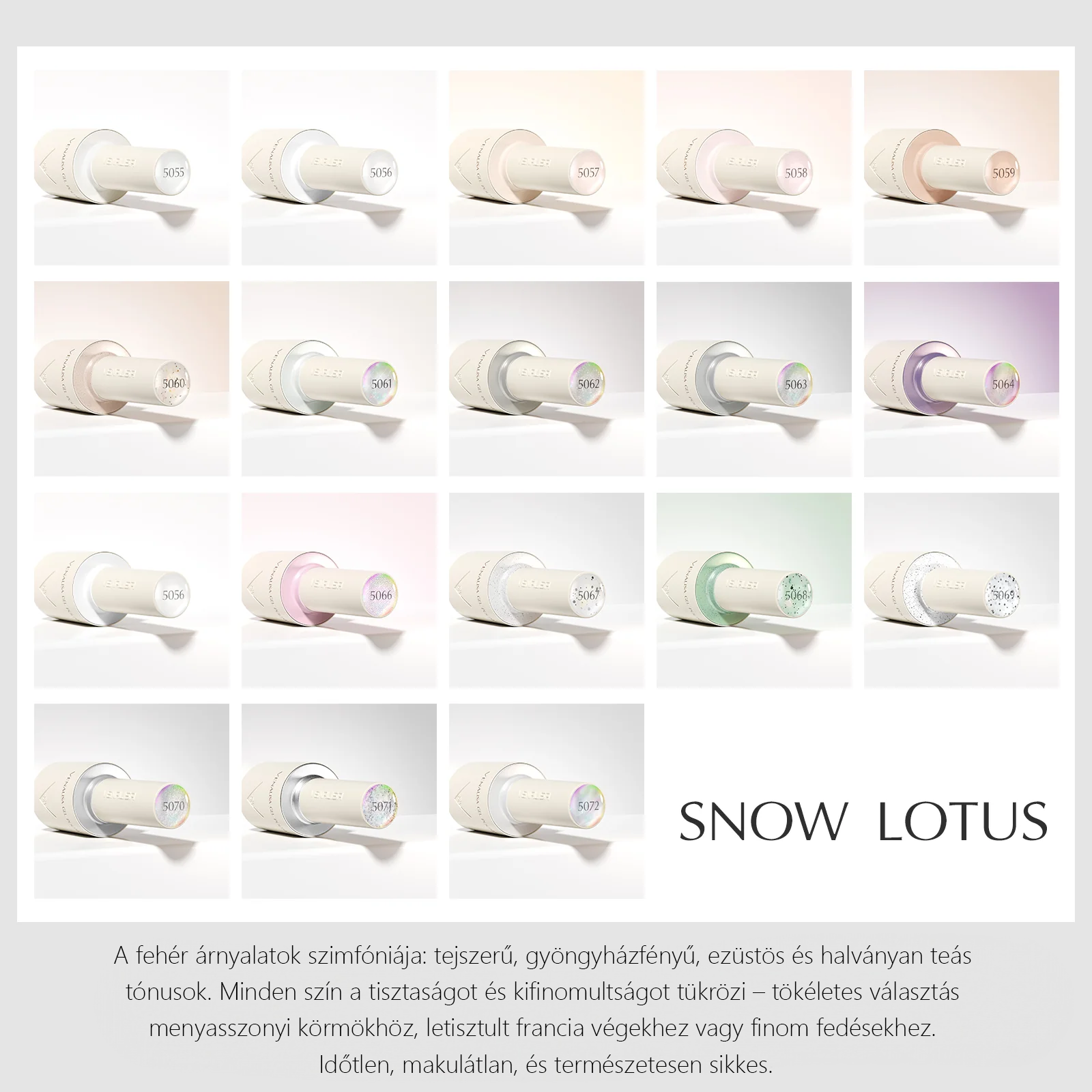 Venalisa UV/LED Gél Lakk szett - V4 - Snow Lotus - 18 db szín