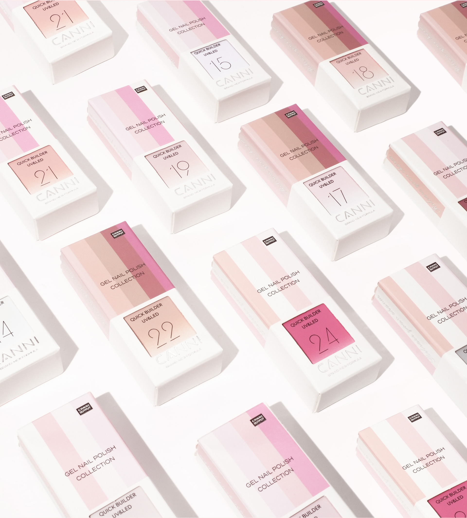 CANNI HEMA FREE Quick Builder Gel - 9 ml - X18 Natural