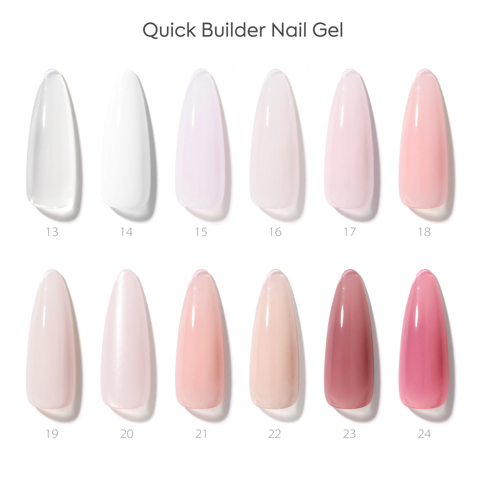CANNI HEMA FREE Quick Builder Gel - 9 ml - X18 Natural