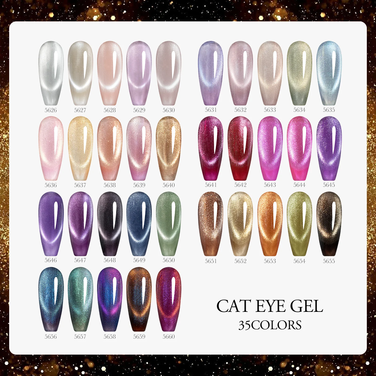 Venalisa UV/LED Gél Lakk 10 ml No.5650 - Cat Eye Gel