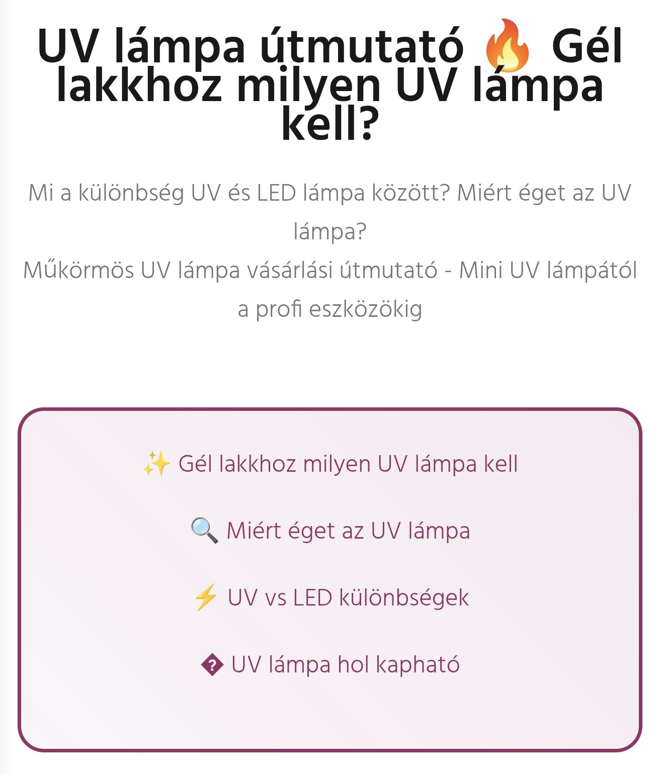 CANNI UV/LED Mini Műkörmös Lámpa - 18 LED