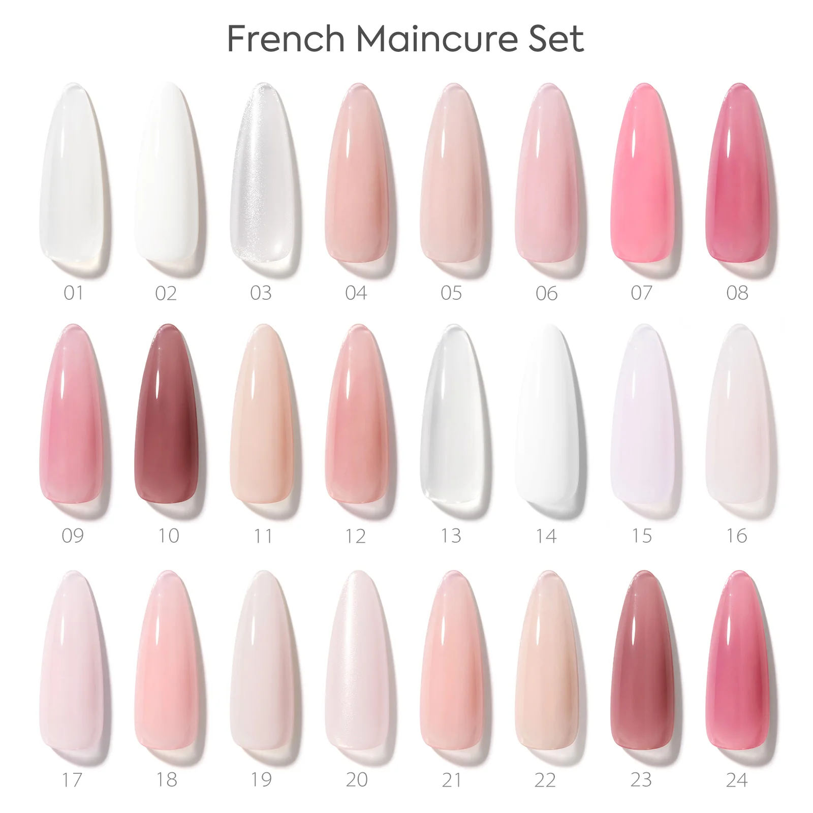 CANNI HEMA FREE UV/LED Rubber Base és BIAB szett (24db-os) - CF1