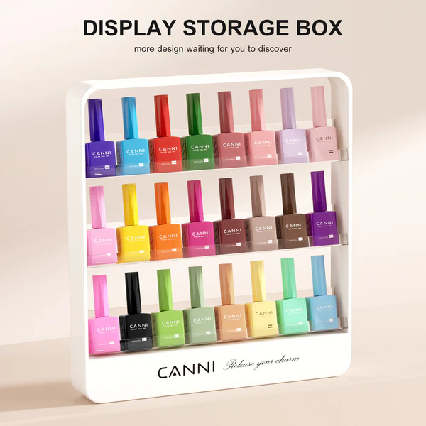 Gél lakk tartó polcos állvány - termék display (CANNI) 2