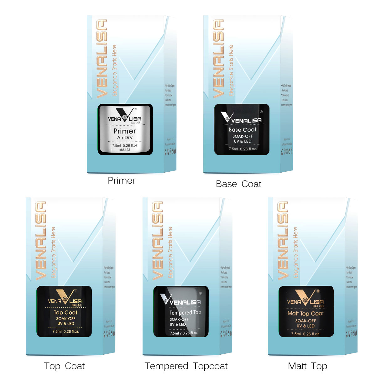 Venalisa VIP3 UV/LED Gél Lakk szett- Teljes szett - 60 db szín 3