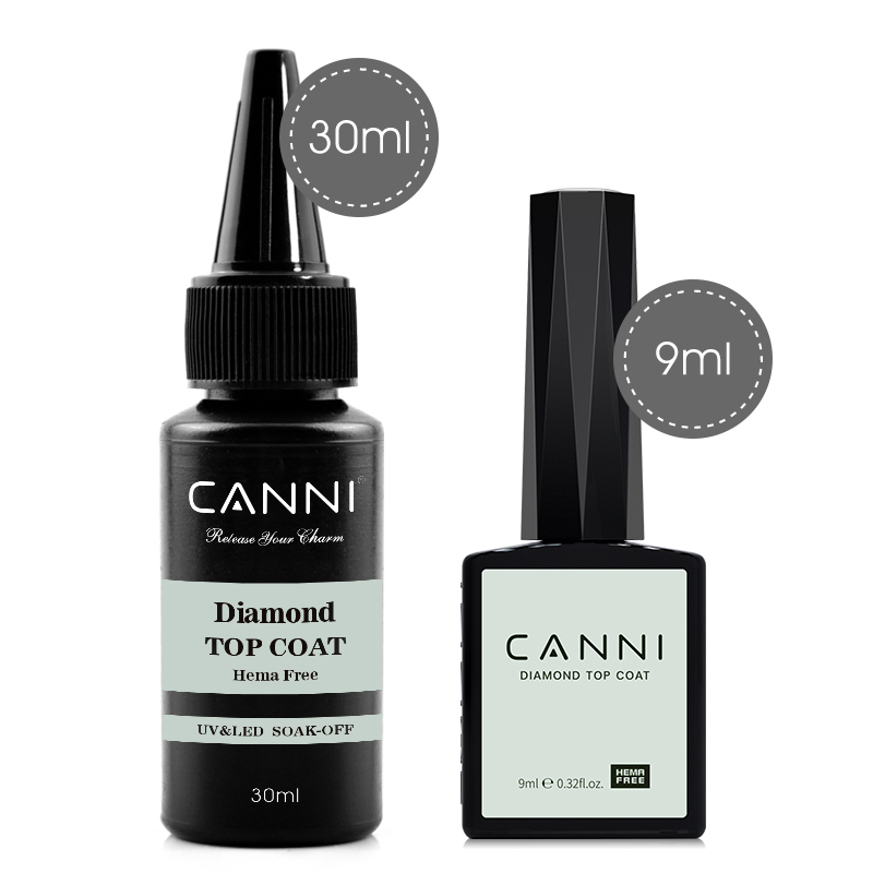 CANNI - HEMA FREE - Diamond Top gel fényzselé 30ml - utántöltő 2