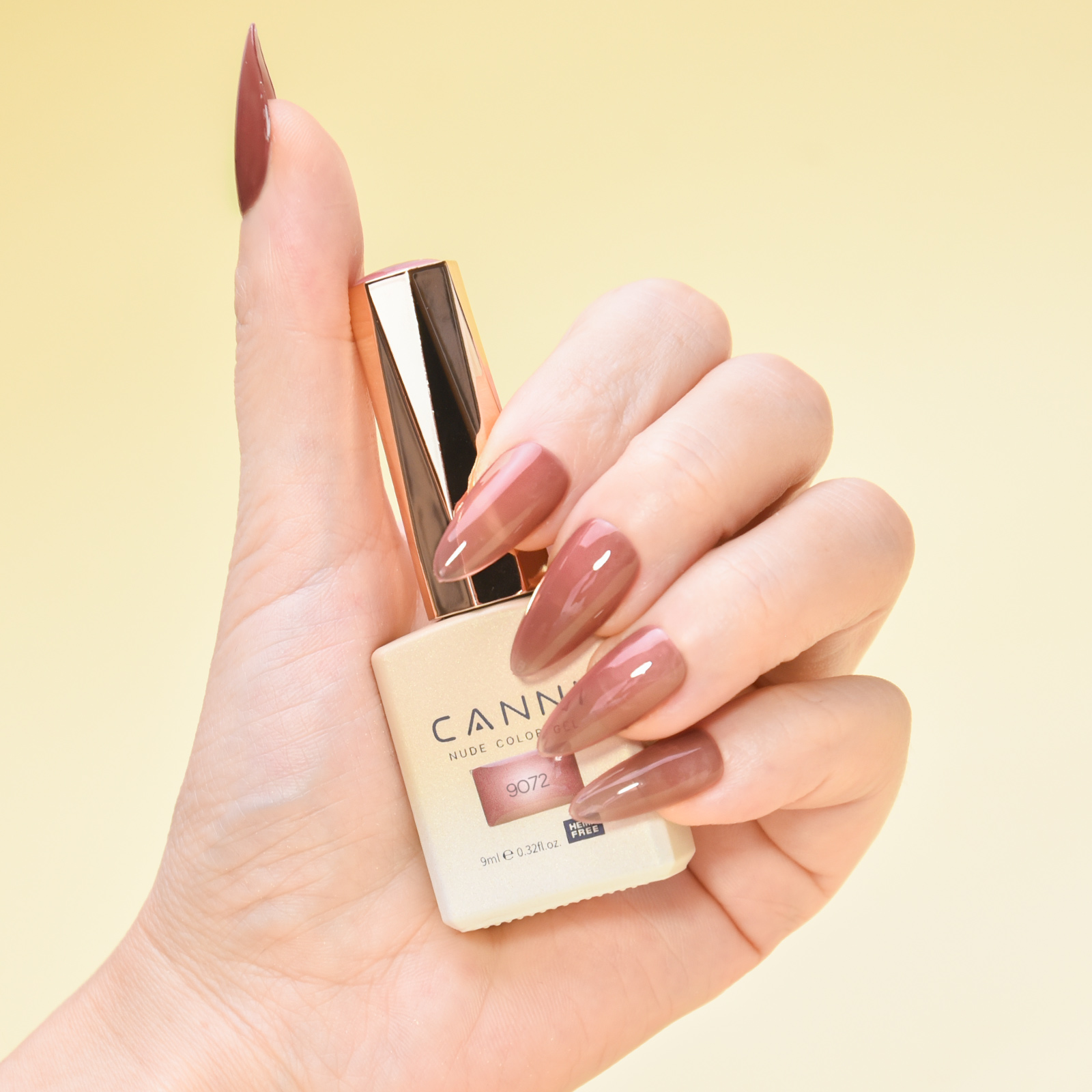 CANNI HEMA FREE UV/LED gél lakk 9ml No.9072 7