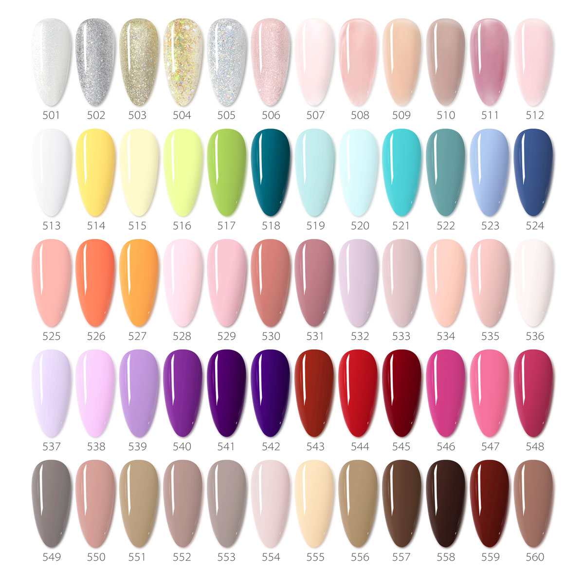 Venalisa VIP5 UV/LED Gél Lakk szett- Teljes szett - 60 db szín 7