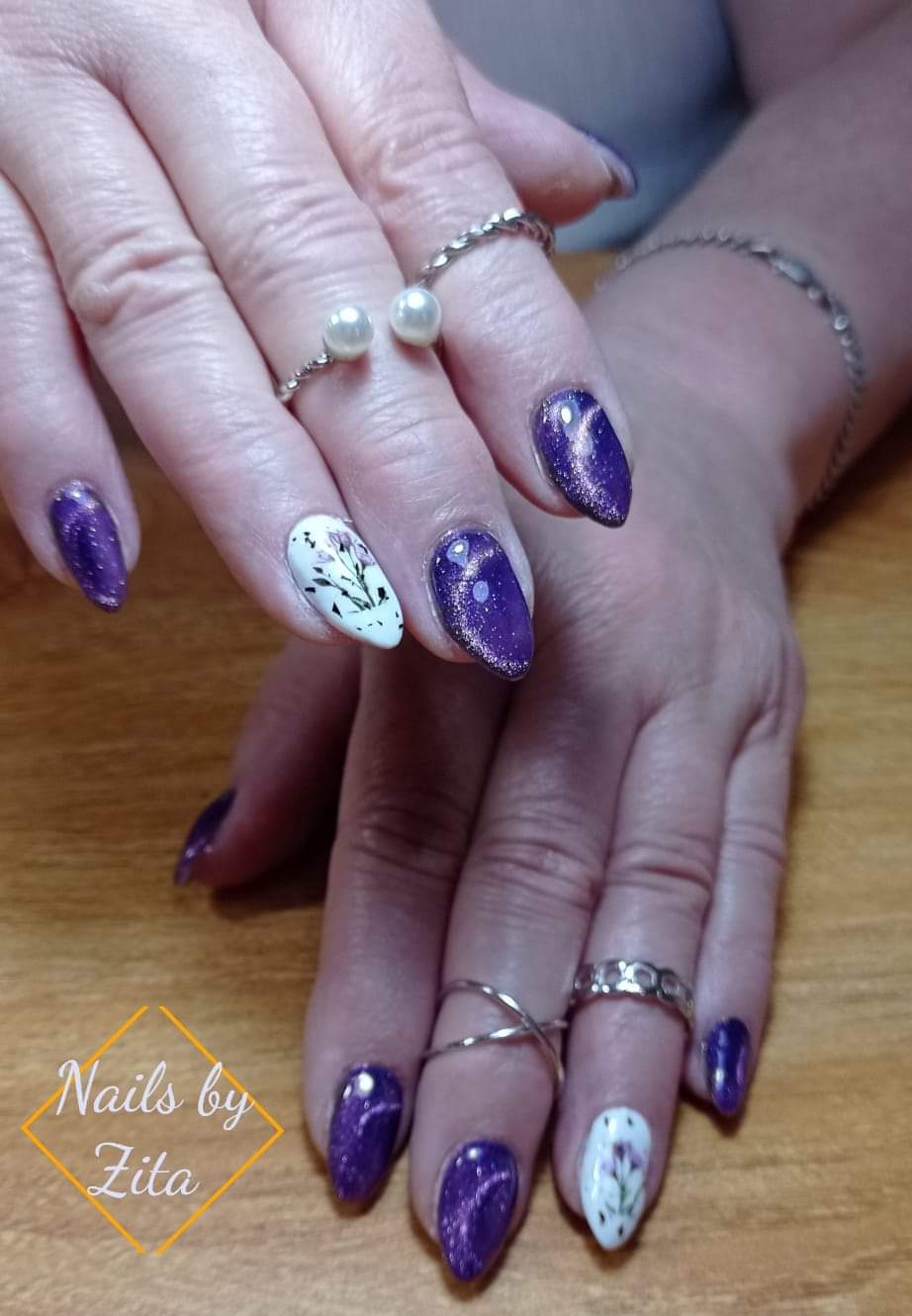 CANNI Crystal Galaxy Cat Eye gél lakk 5ml (tégelyes) - No.CE07 2