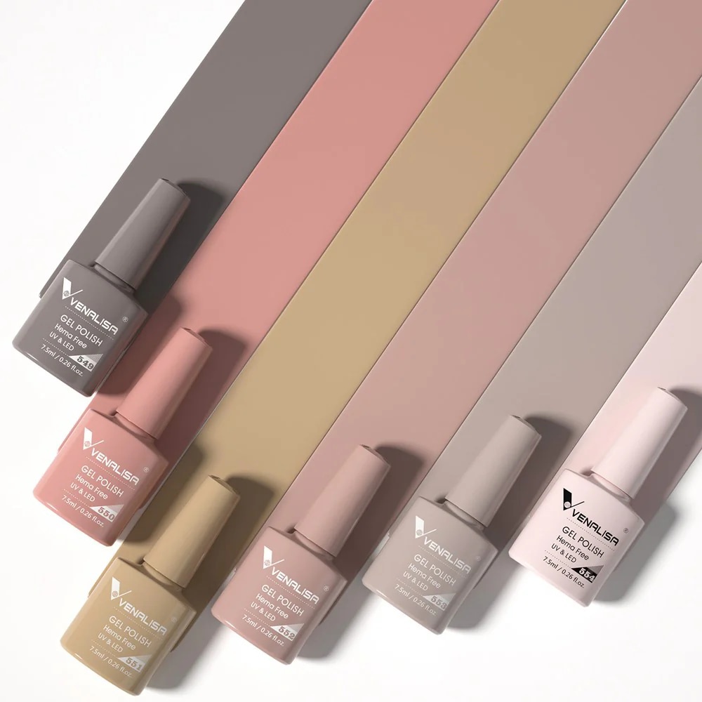 Venalisa 6 db-os UV/LED Gél lakk szett - 2227 - Chic Mist - Hema Free 3