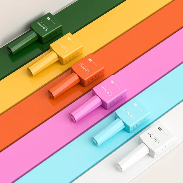 CANNI HEMA FREE UV/LED gél lakk szett 6x9ml - 2303 - Chic Monochrome 4