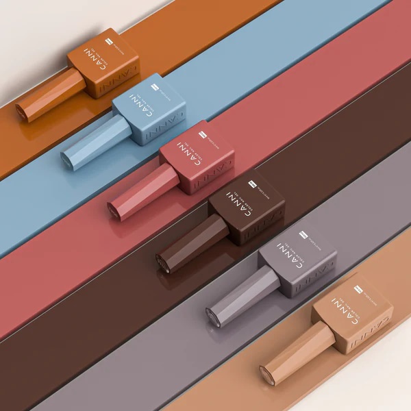 CANNI HEMA FREE UV/LED gél lakk szett 6x9ml - 2304 - Boho Chic Palette 4