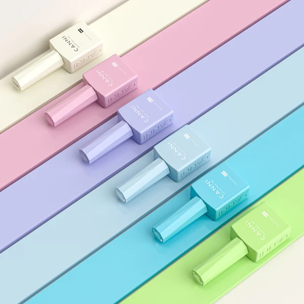 CANNI HEMA FREE UV/LED gél lakk szett 6x9ml - 2305 - Colorful Kaleidoscope 4