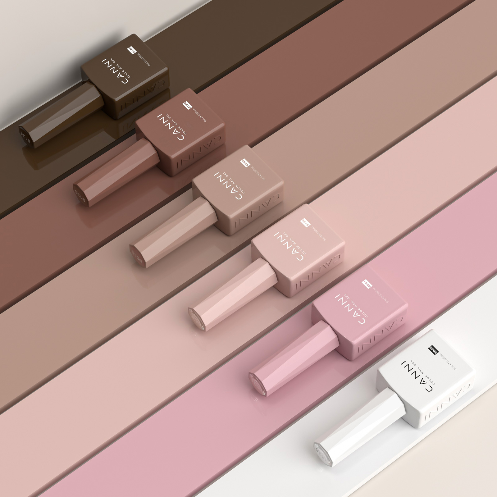 CANNI HEMA FREE UV/LED gél lakk szett 6x9ml - 2321 10