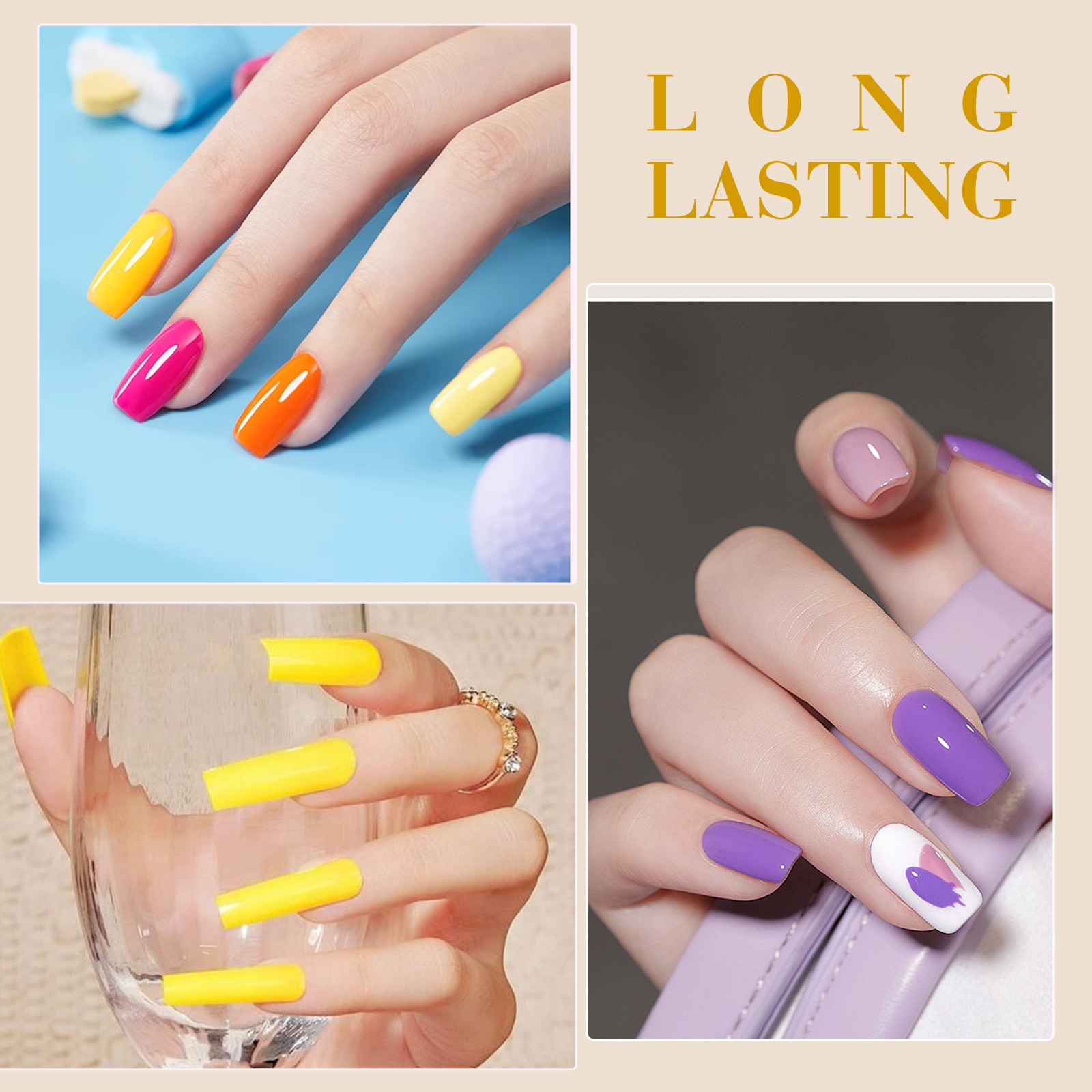 CANNI HEMA FREE UV/LED gél lakk szett 6x9ml - 2322 12