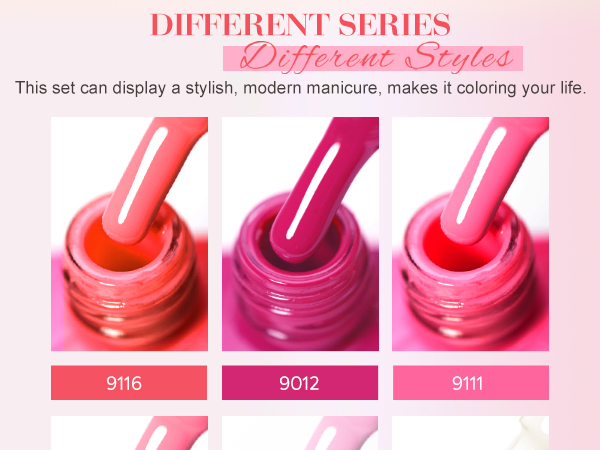 CANNI HEMA FREE UV/LED gél lakk szett 6x9ml - 2325 6