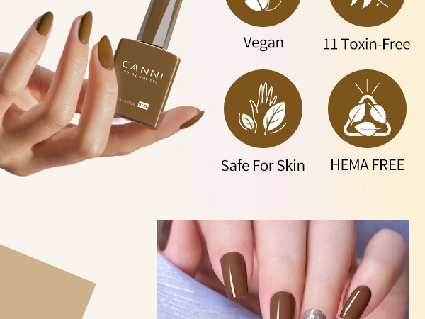 CANNI HEMA FREE UV/LED gél lakk szett 6x9ml - 2326 5