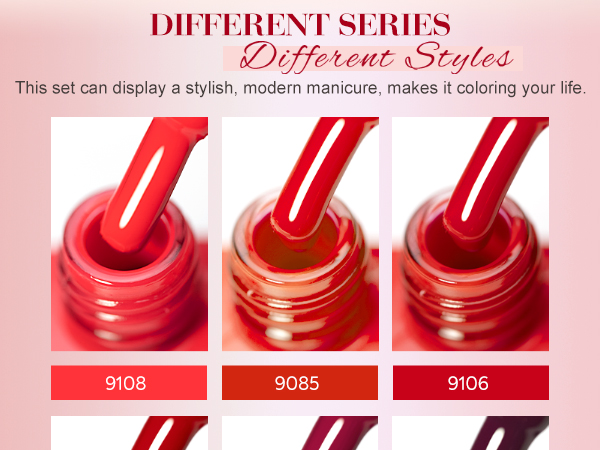 CANNI HEMA FREE UV/LED gél lakk szett 6x9ml - 2327 6