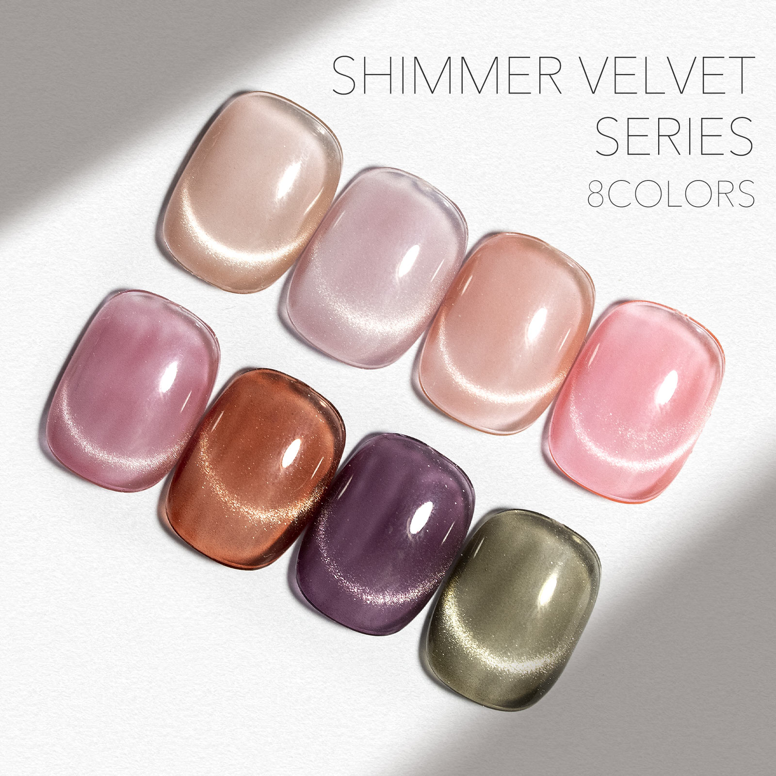 CANNI HEMA FREE  szett 8x9ml - No.01 - Shimmer Velvet Collection 5