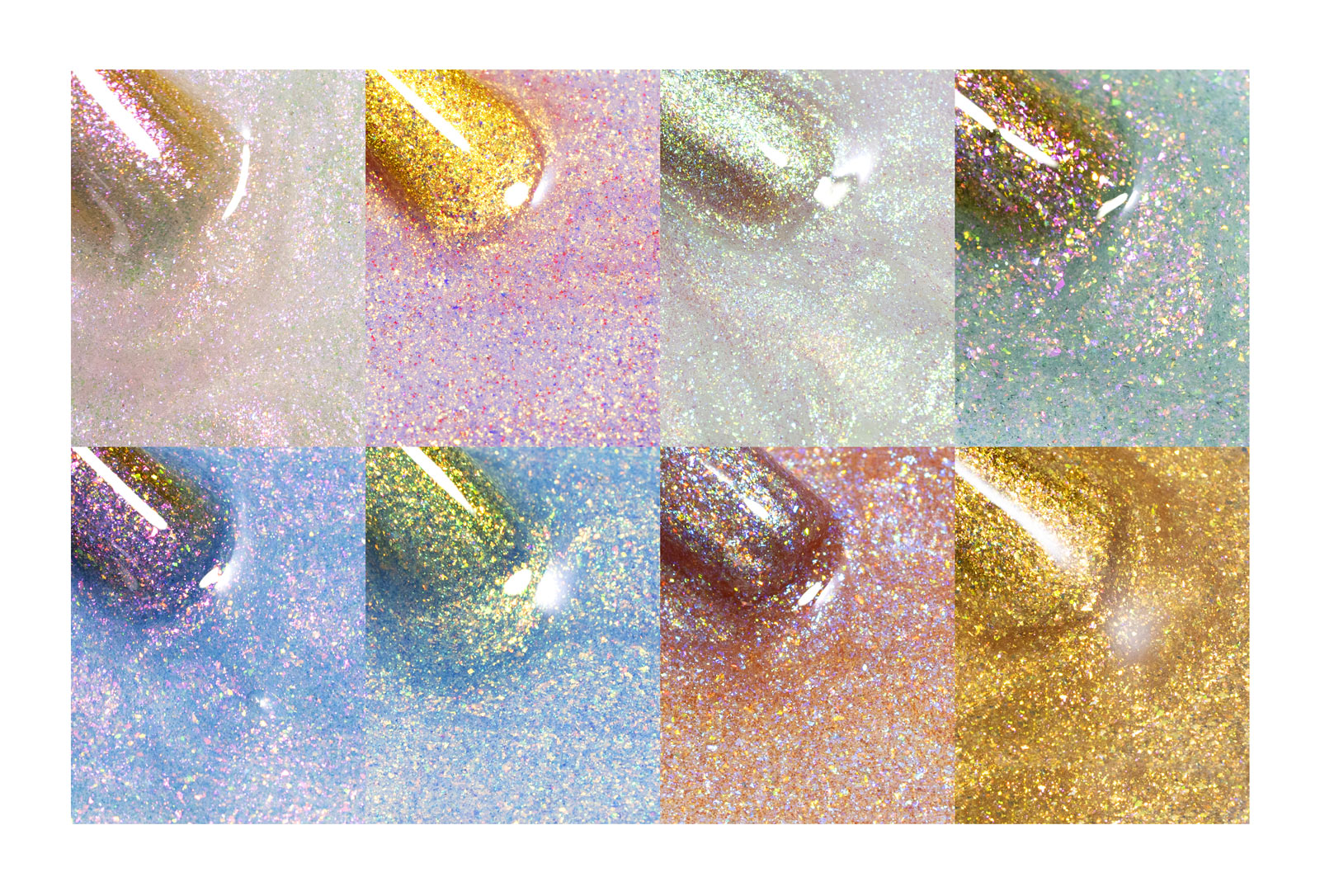 CANNI HEMA FREE  szett 8x9ml - No.09 - Aurora Glitter Collection 2