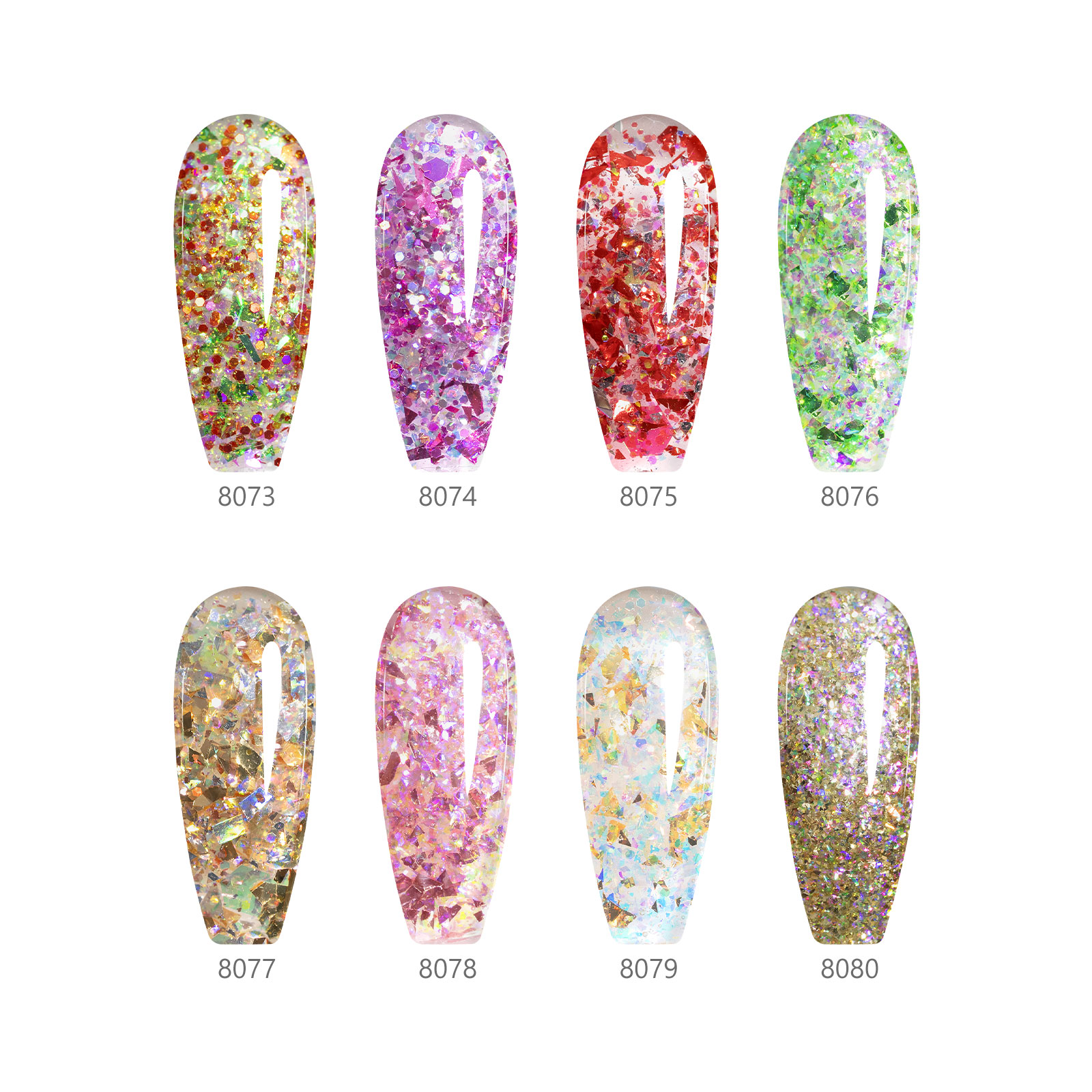CANNI HEMA FREE  szett 8x9ml - No.10 - Prism Flash Collection 3