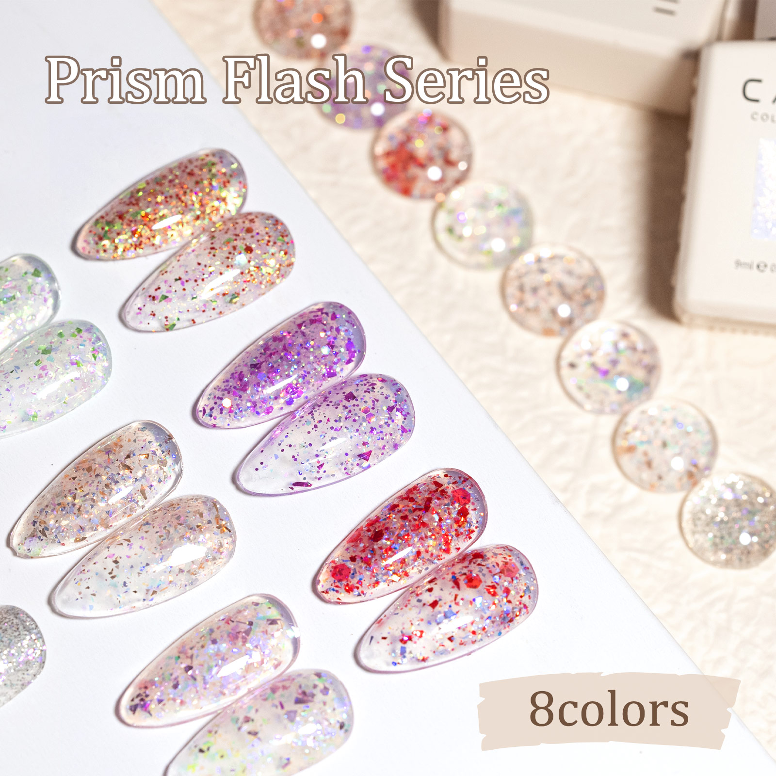 CANNI HEMA FREE  szett 8x9ml - No.10 - Prism Flash Collection 5