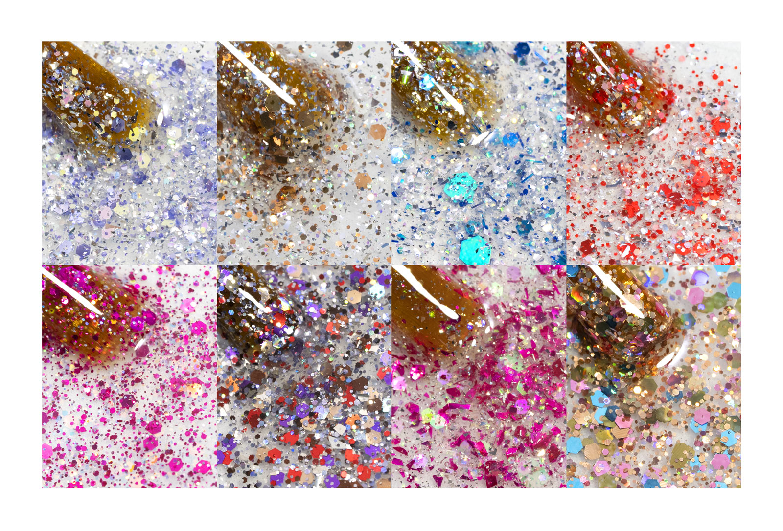 CANNI HEMA FREE  szett 8x9ml - No.11 - Glitz Flash Collection 2