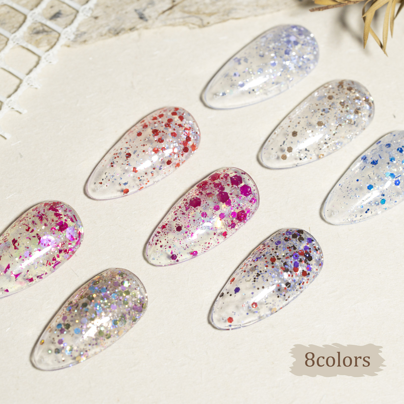 CANNI HEMA FREE  szett 8x9ml - No.11 - Glitz Flash Collection 7