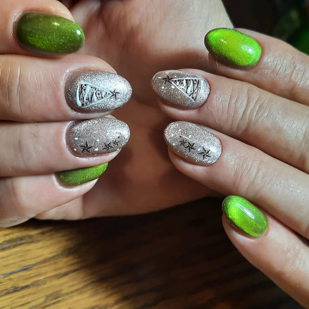 CANNI Crystal Galaxy Cat Eye gél lakk 5ml (tégelyes) - No.CE27 2