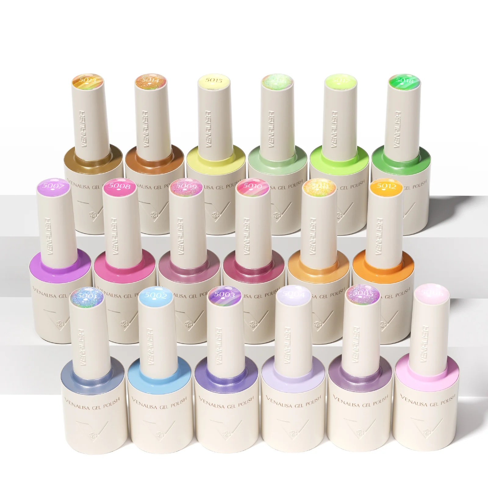 Venalisa UV/LED Gél Lakk szett - V1 - Vivid Spectrum - 18 db szín 2