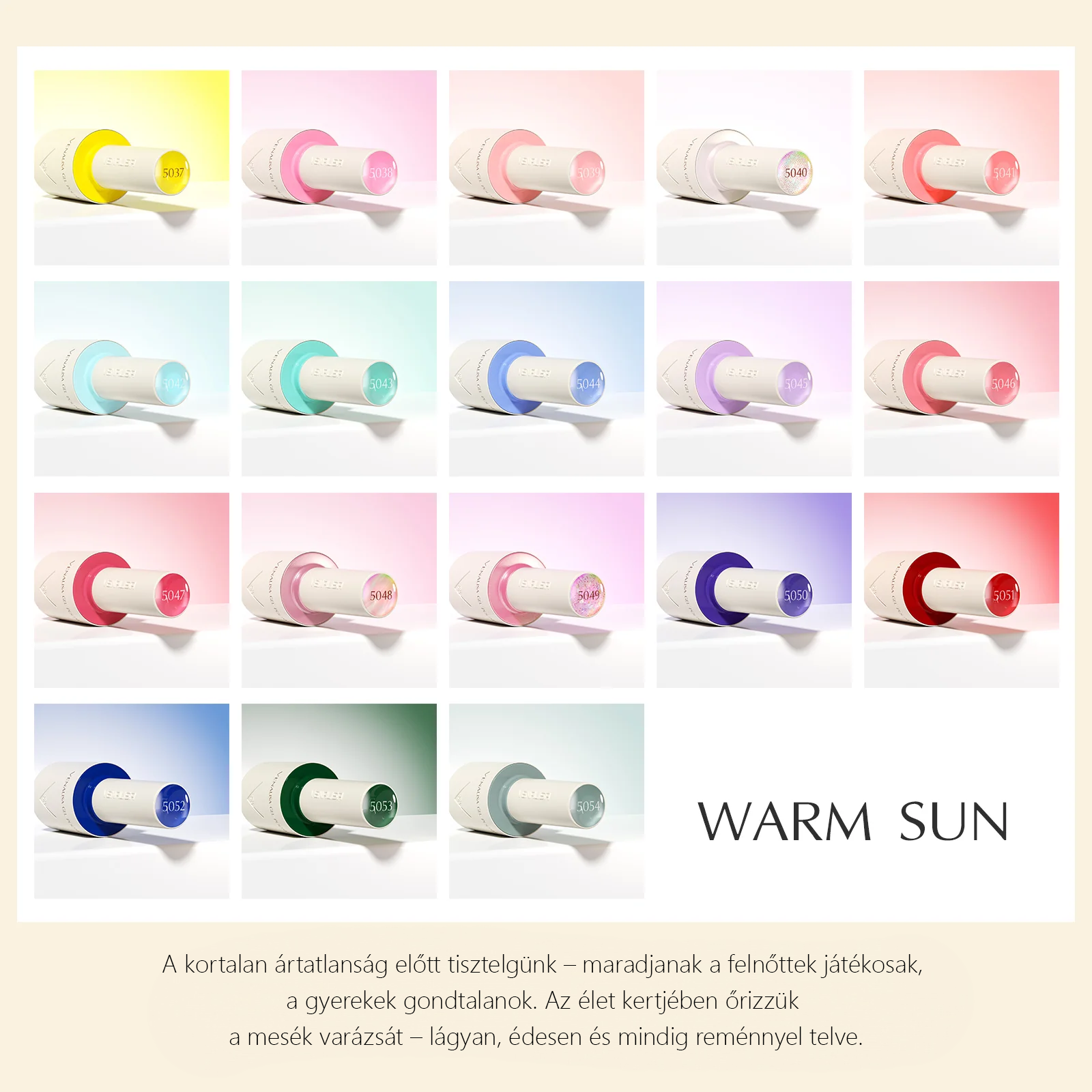 Venalisa UV/LED Gél Lakk szett - V3 - Warm Sun - 18 db szín 3