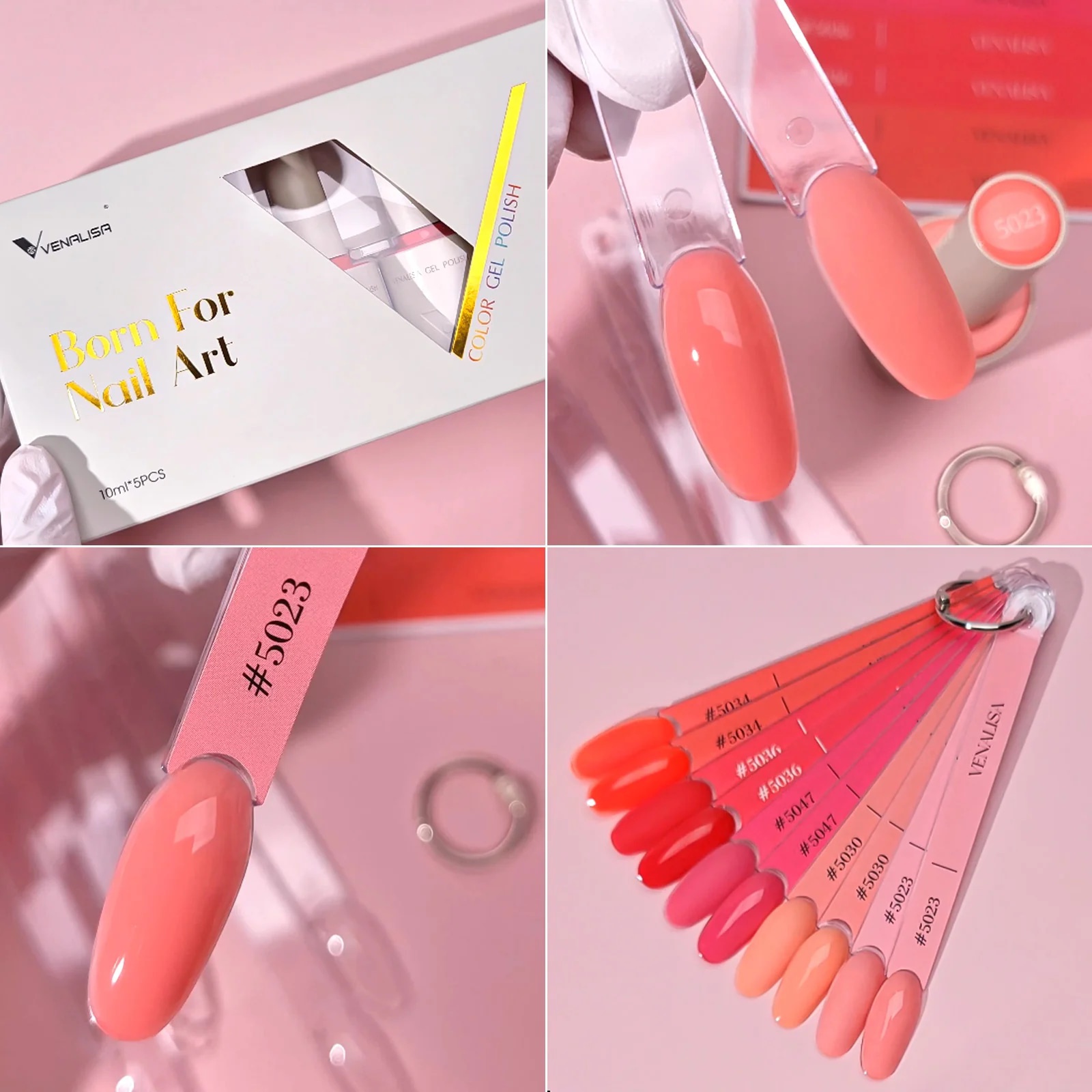 Venalisa 5 db-os UV/LED Gél lakk szett - 5x10 ml - V2501 2