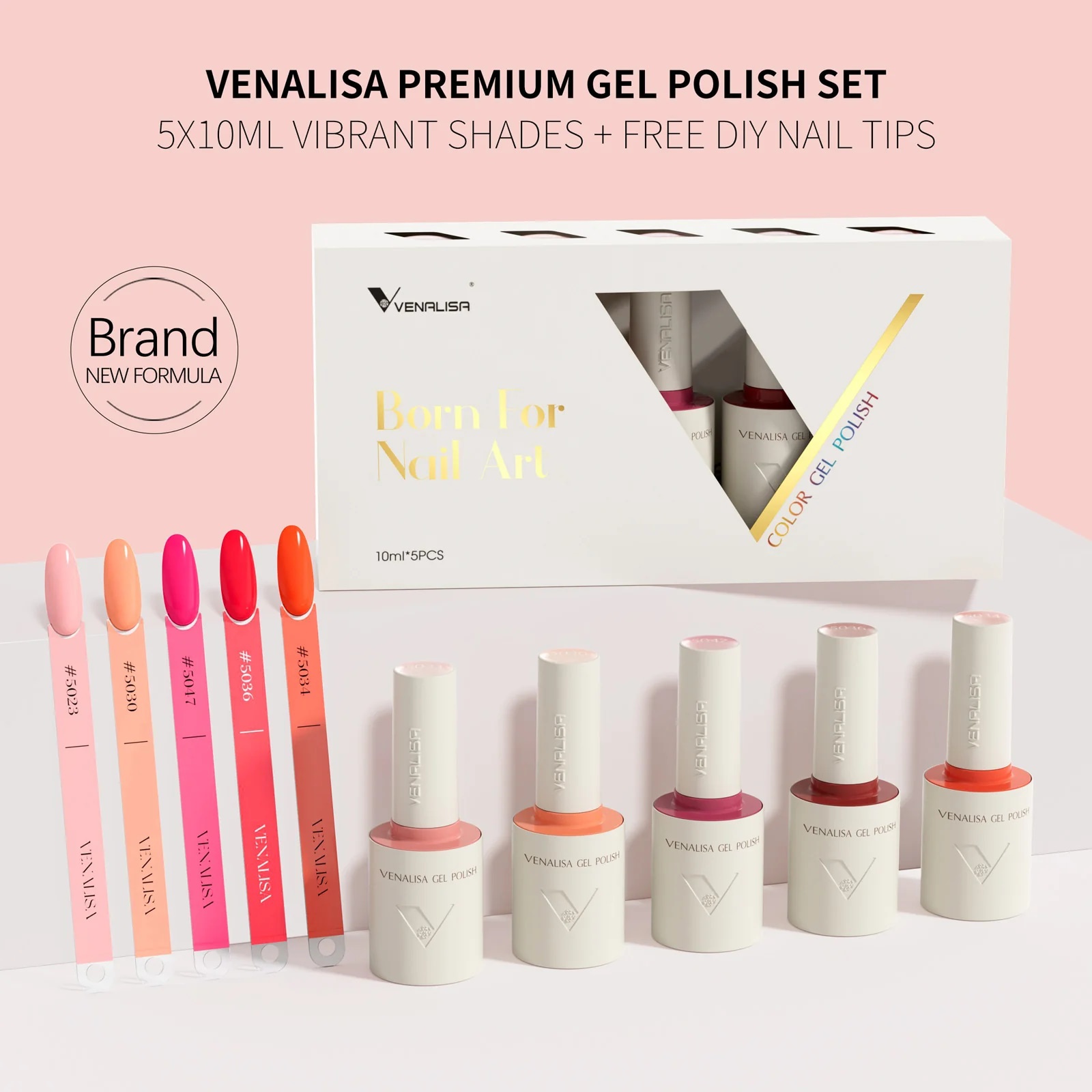 Venalisa 5 db-os UV/LED Gél lakk szett - 5x10 ml - V2501 4