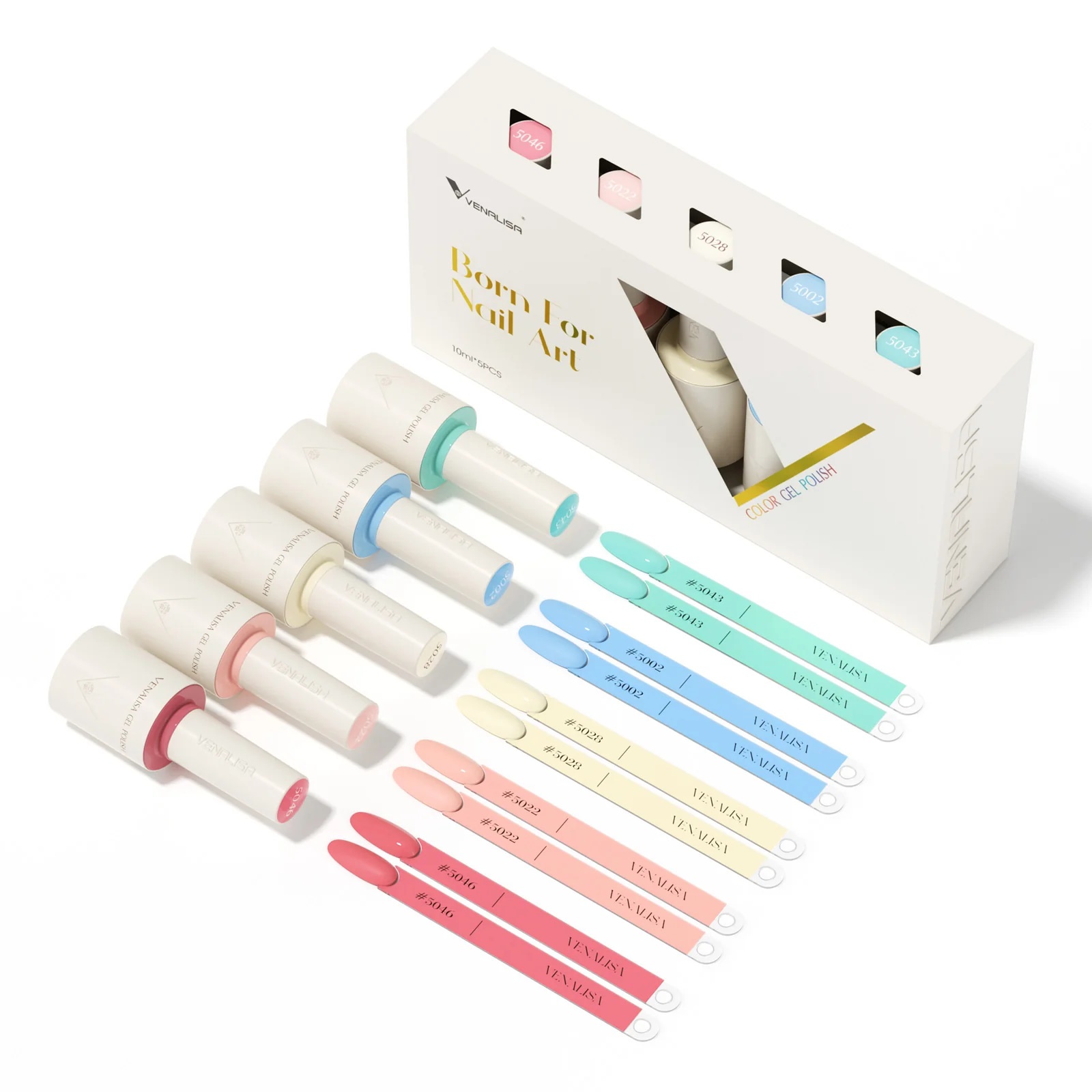 Venalisa 5 db-os UV/LED Gél lakk szett - 5x10 ml - V2503 3